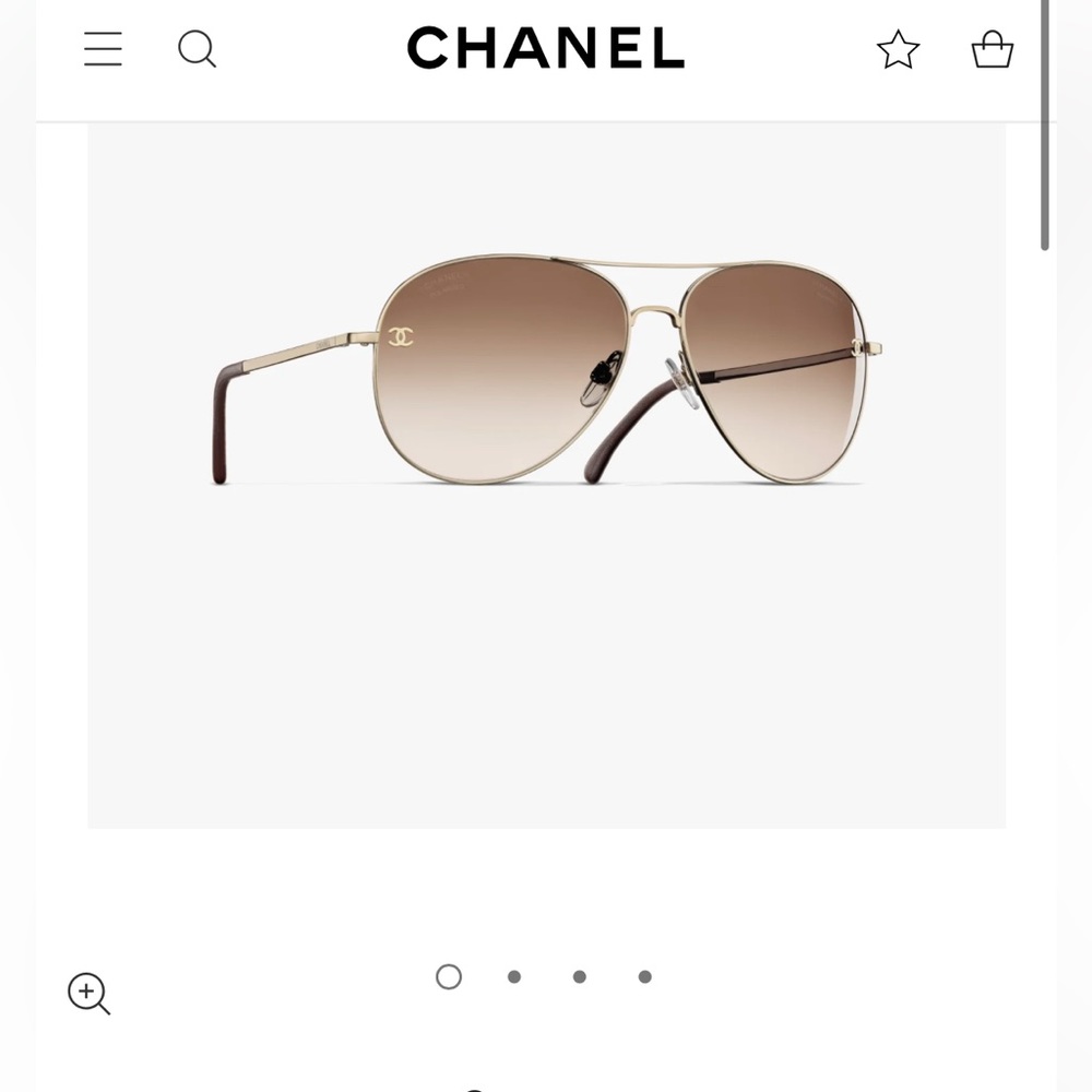 Chanel Polarized Pilot Sunglasses